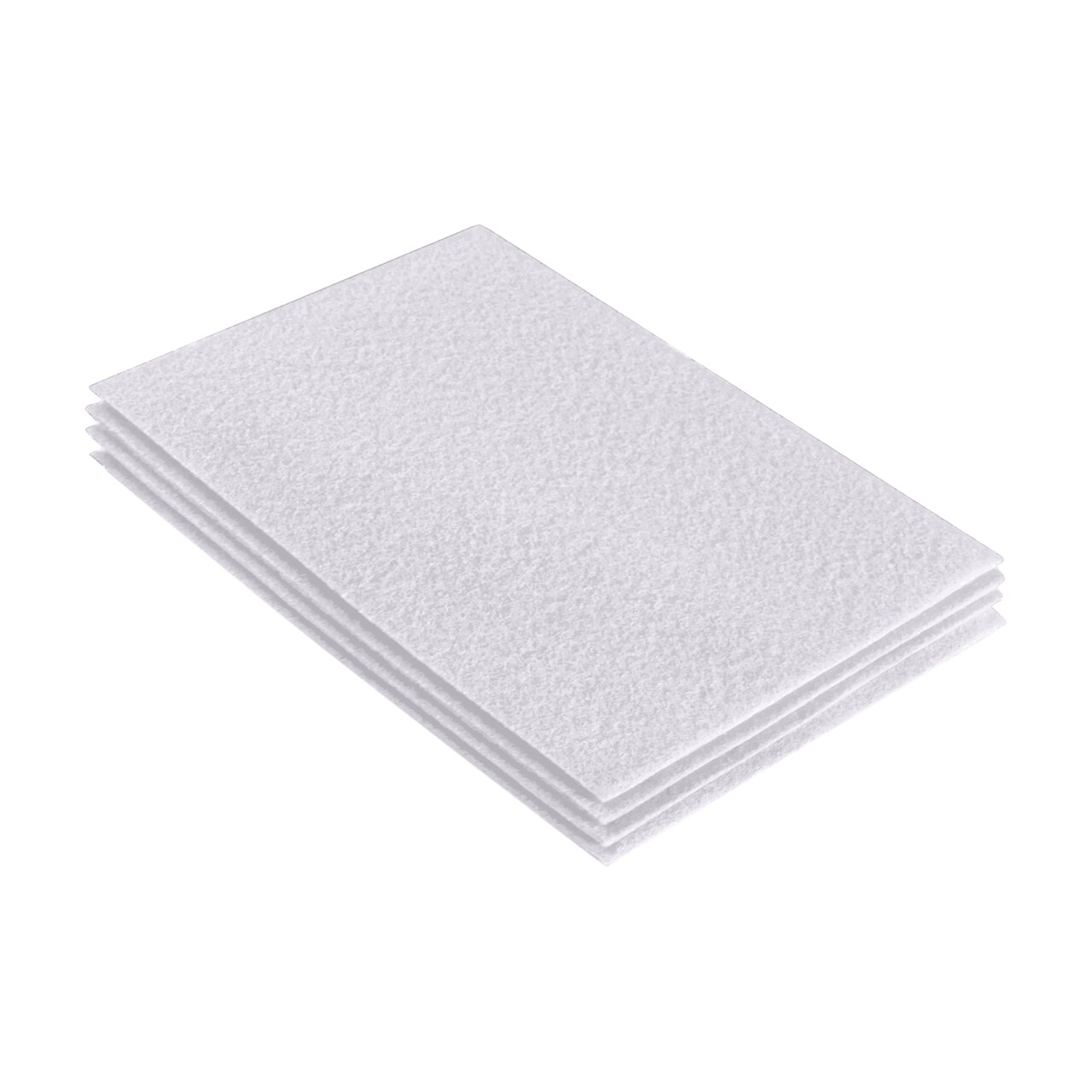 FabricLA Acrylic Felt Sheets for Crafts - Precut 9 X 12 Inches (20 cm X  30 cm) Felt Squares - Use Felt Fabric Craft Sheets for DIY, Hobby, Costume,  and Decoration, White